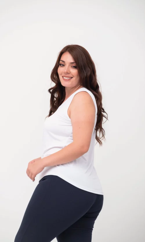 Camiseta mujer manga sisa unicolor