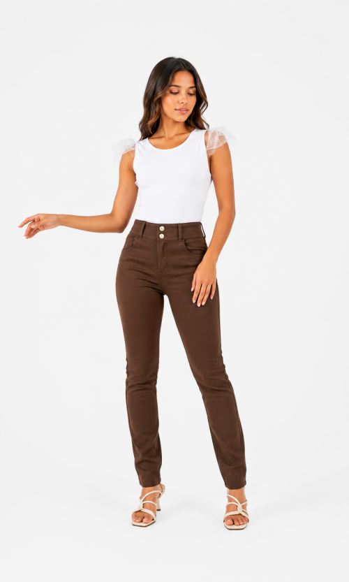 Jean mujer unicolor