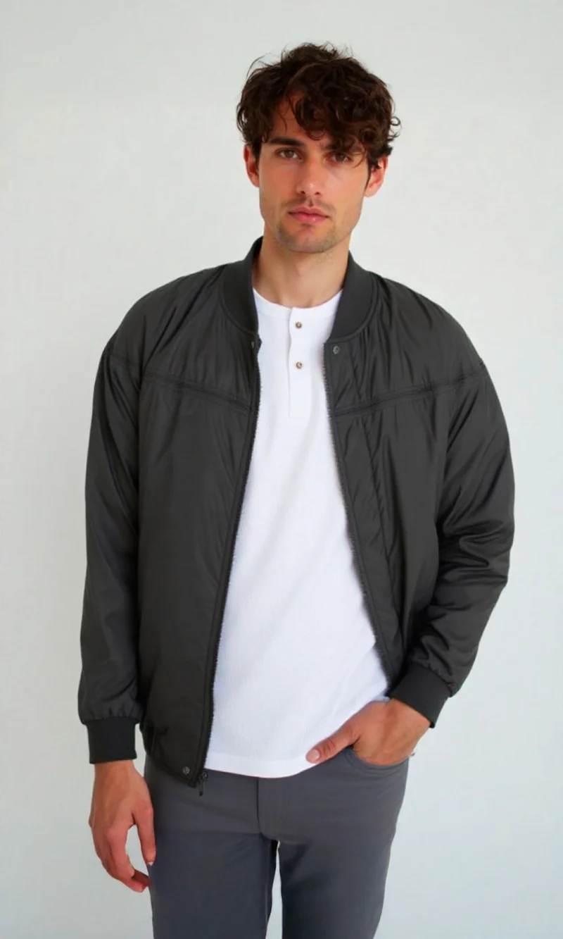 Chaqueta hombre unicolor - Imagen 9