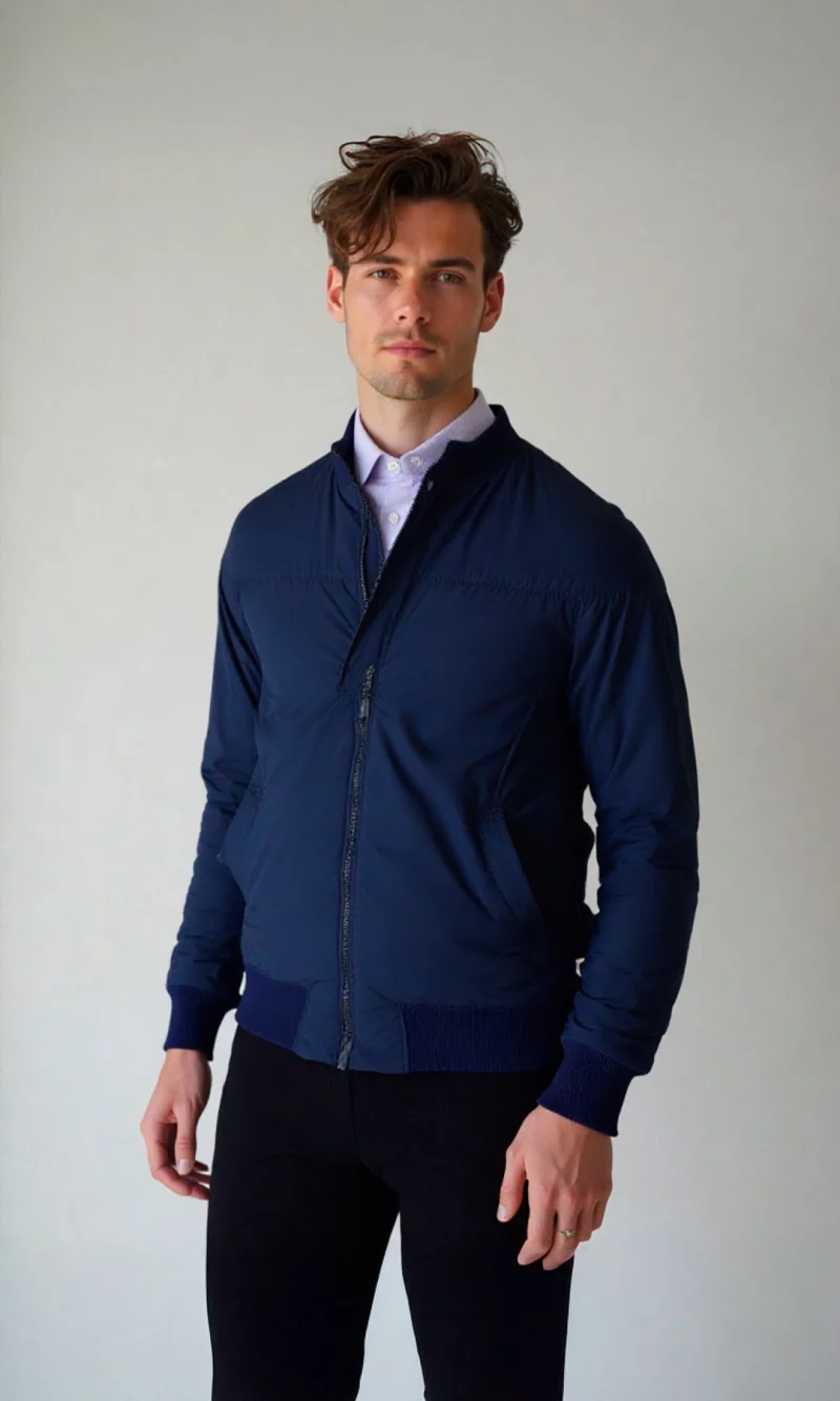 Chaqueta hombre unicolor - Imagen 6