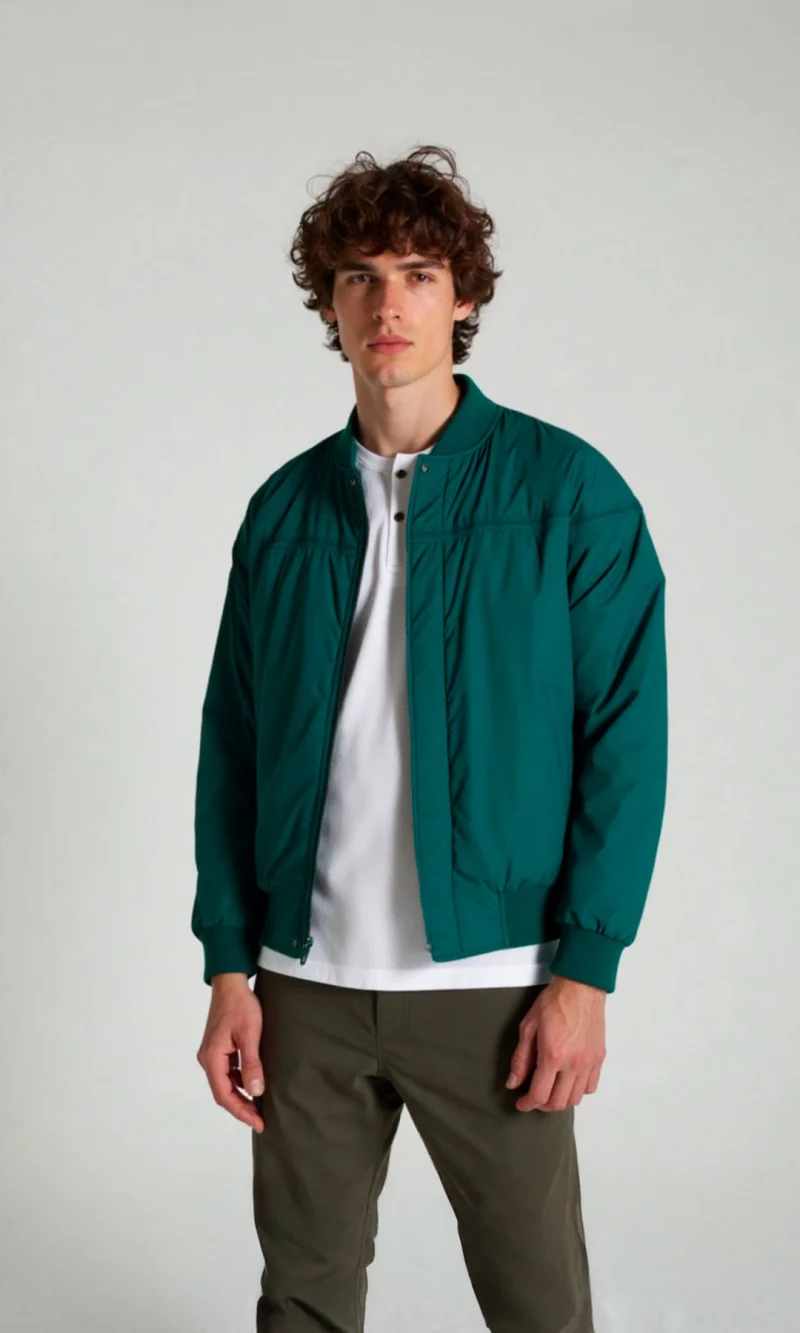 Chaqueta hombre unicolor - Imagen 4