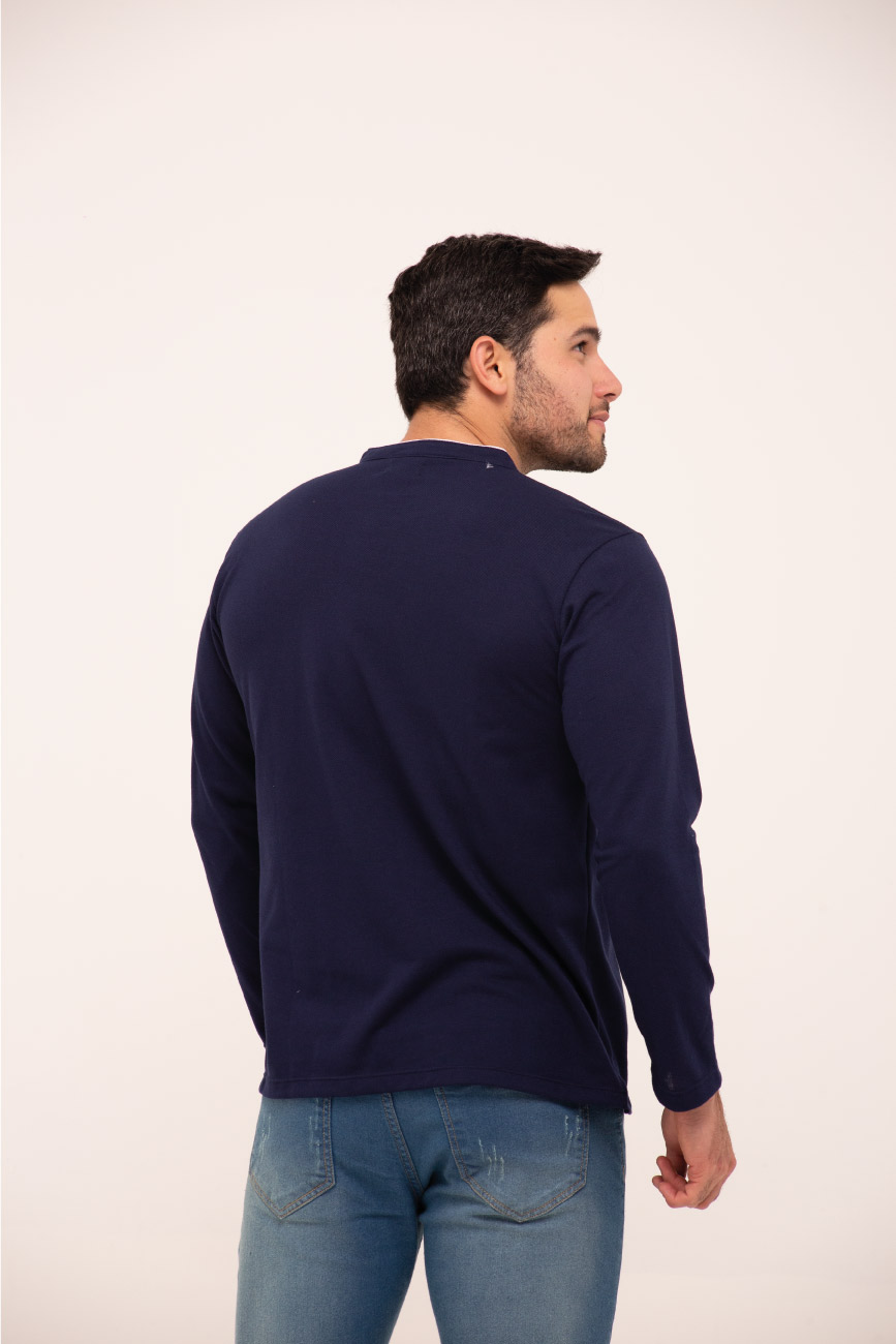 Buzo hombre casual manga larga unicolor - Tienda en linea LyH