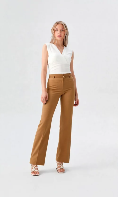 Pantalón mujer unicolor
