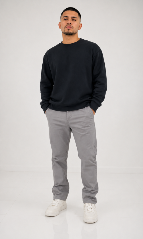 Pantalón hombre unicolor