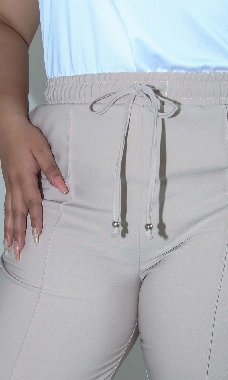 Pantalón mujer unicolor - Imagen 2