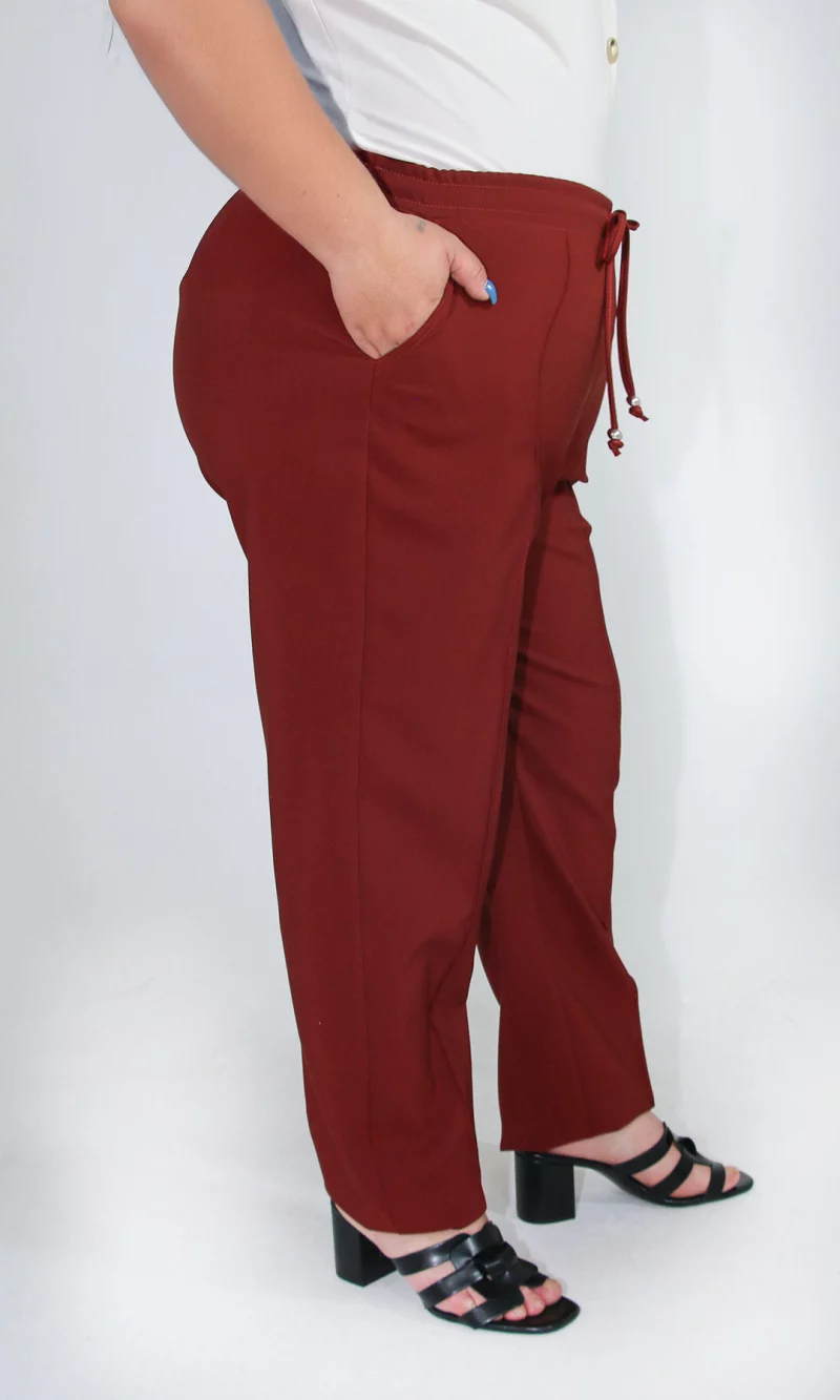 Pantalón mujer unicolor - Imagen 8