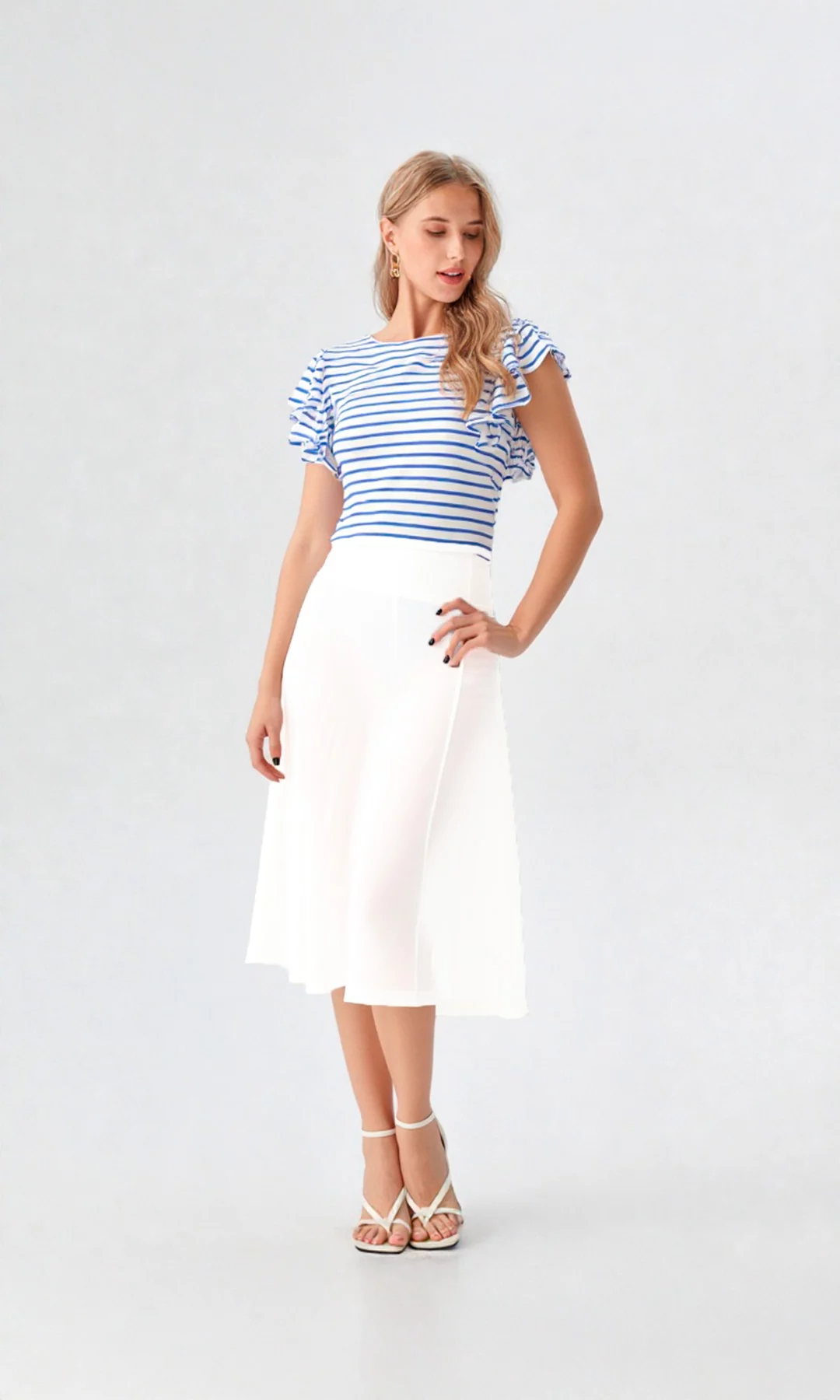 Falda mujer unicolor - Imagen 2