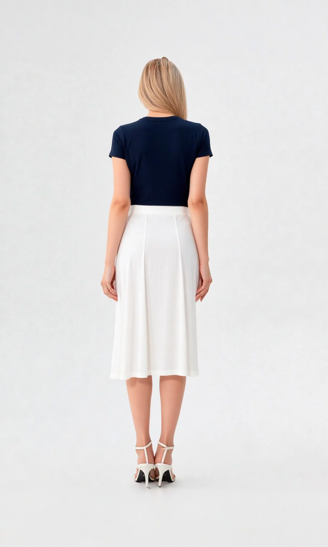 Falda mujer unicolor - Imagen 3