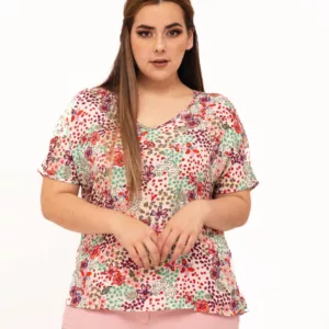 2J612025 Blusa para mujer tallas grandes pluz size - tienda de ropa-LYH-moda