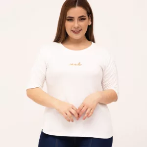 4R609021 Camiseta para mujer tallas grandes pluz size - tienda de ropa-LYH-moda