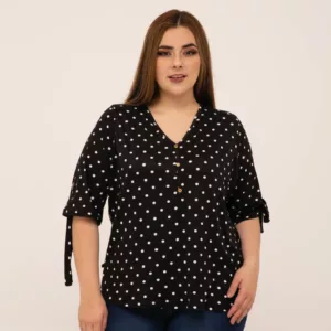 7J609001 Camiseta para mujer tallas grandes pluz size - tienda de ropa-LYH-moda