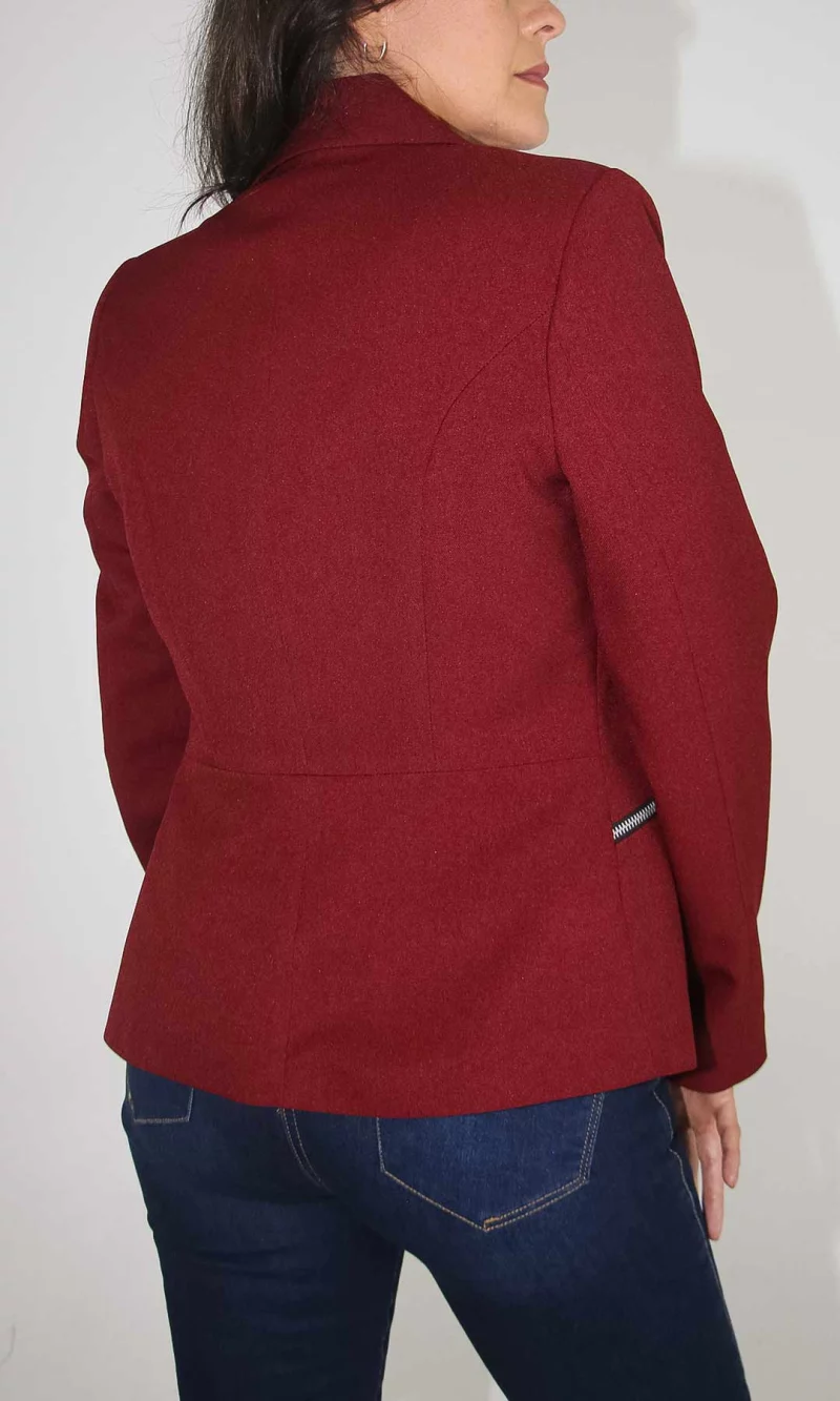 Chaqueta mujer unicolor - Imagen 8