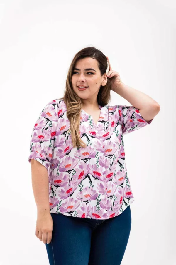 7J612008 Blusa para mujer tallas grandes pluz size - tienda de ropa-LYH-moda