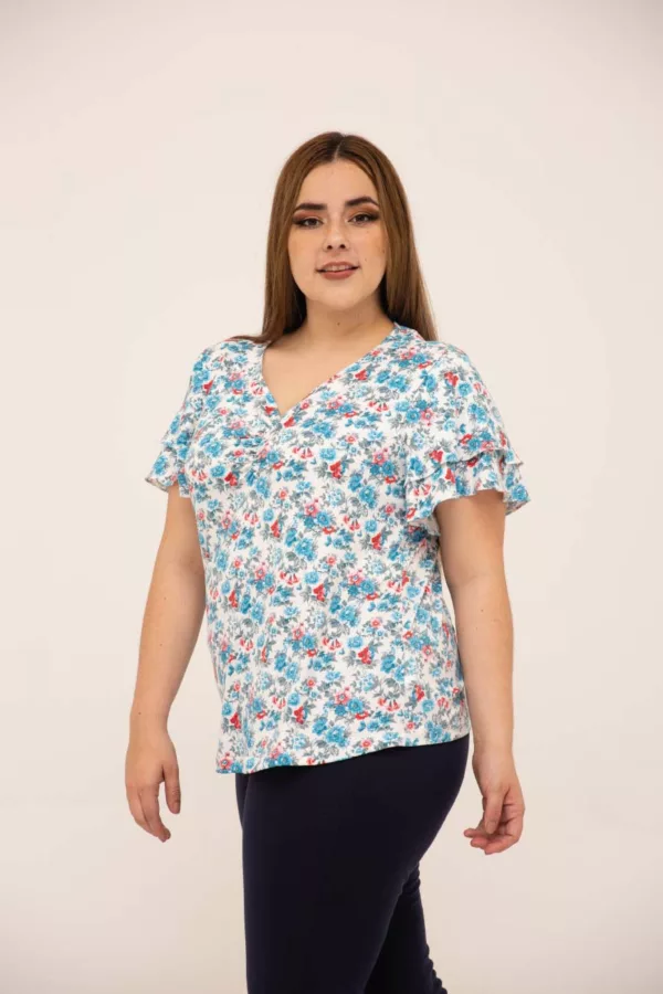 1F609081 Camiseta para mujer tallas grandes pluz size - tienda de ropa-LYH-moda