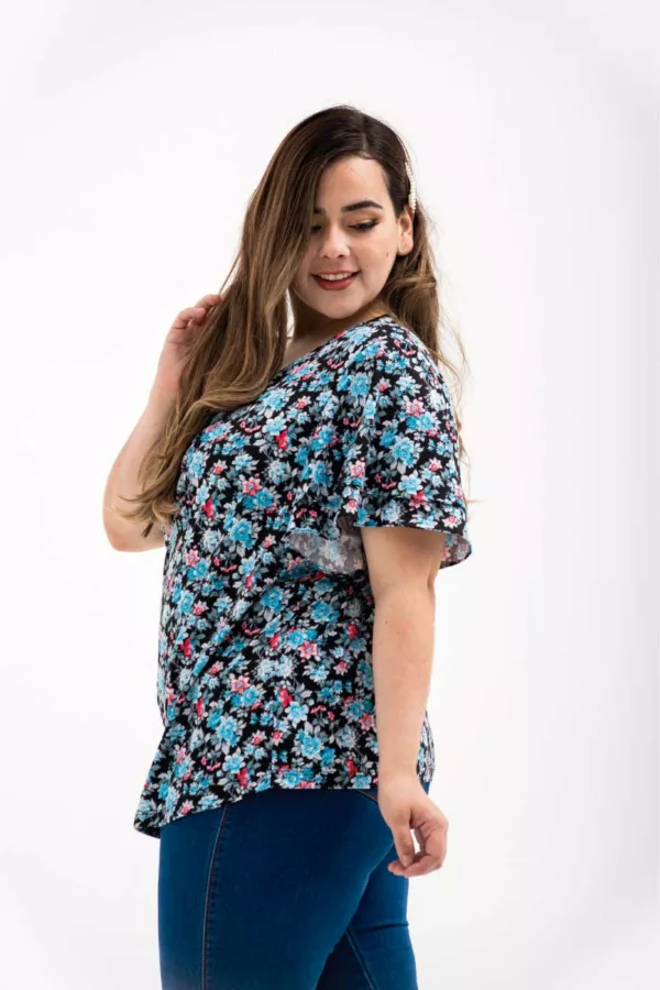 1F609081 Camiseta para mujer tallas grandes pluz size - tienda de ropa-LYH-moda