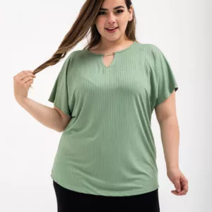 1F609086 Camiseta para mujer tallas grandes pluz size - tienda de ropa-LYH-moda