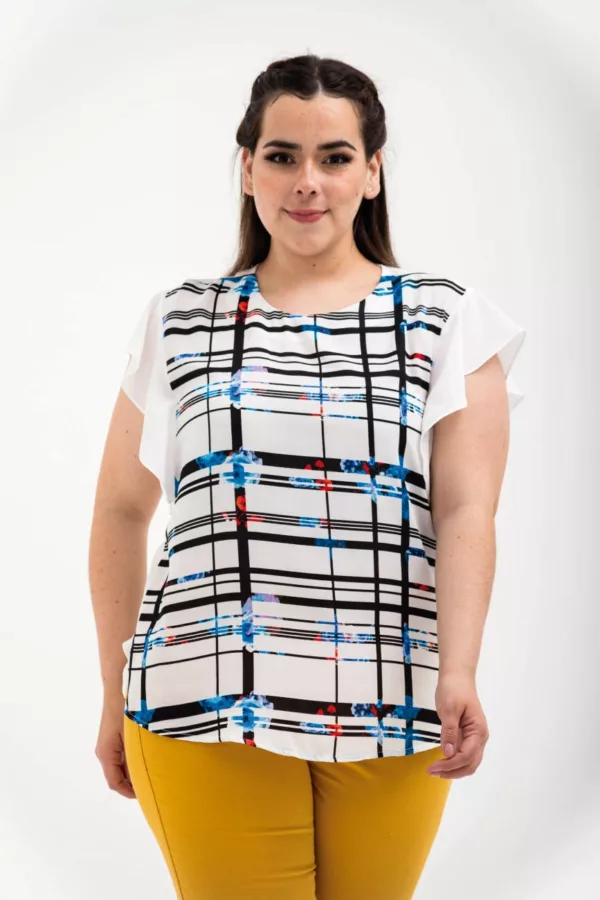 1F612157 Blusa para mujer tallas grandes pluz size - tienda de ropa-LYH-moda