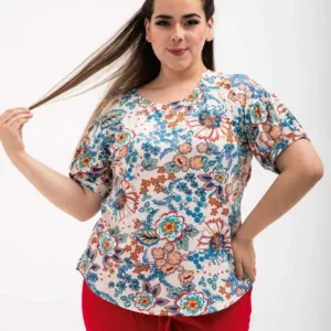 1Y609029 Camiseta para mujer tallas grandes pluz size - tienda de ropa-LYH-moda