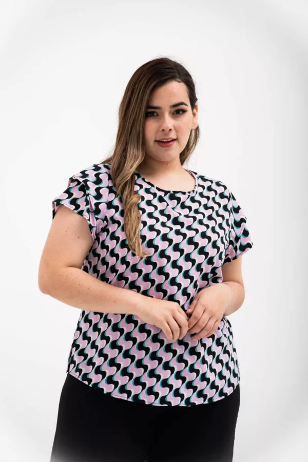 5Z612007 Blusa para mujer tallas grandes pluz size - tienda de ropa-LYH-moda