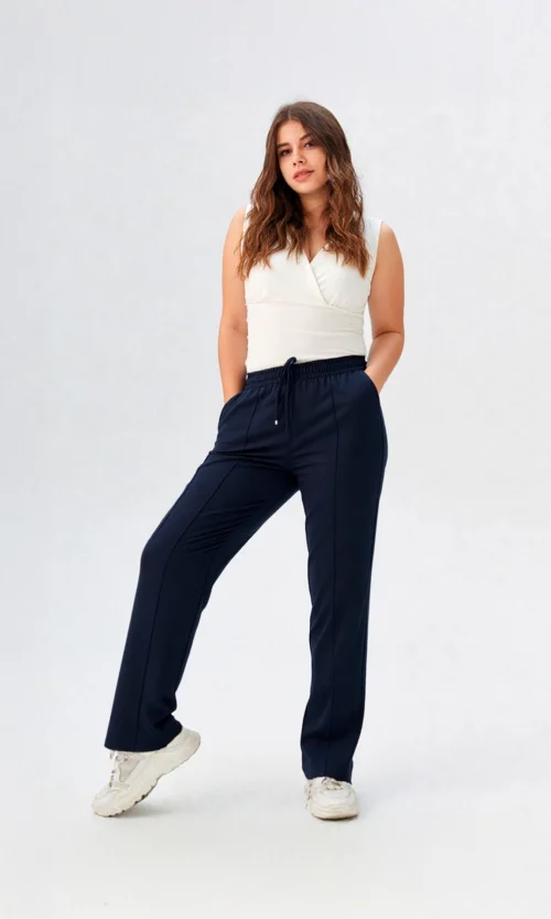 Pantalón mujer unicolor