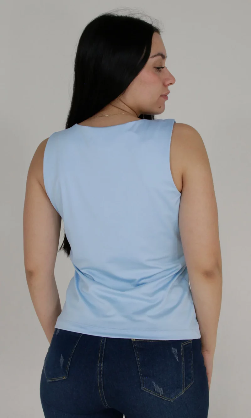 Camiseta mujer unicolor - Imagen 8
