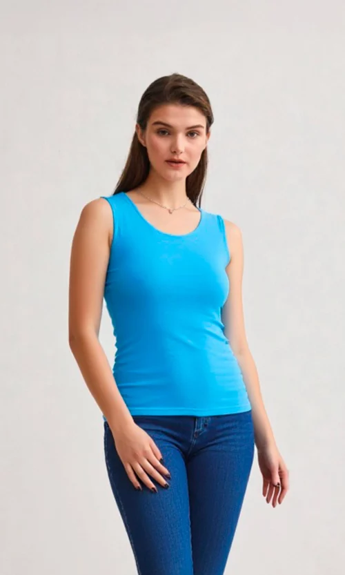 Camiseta mujer unicolor