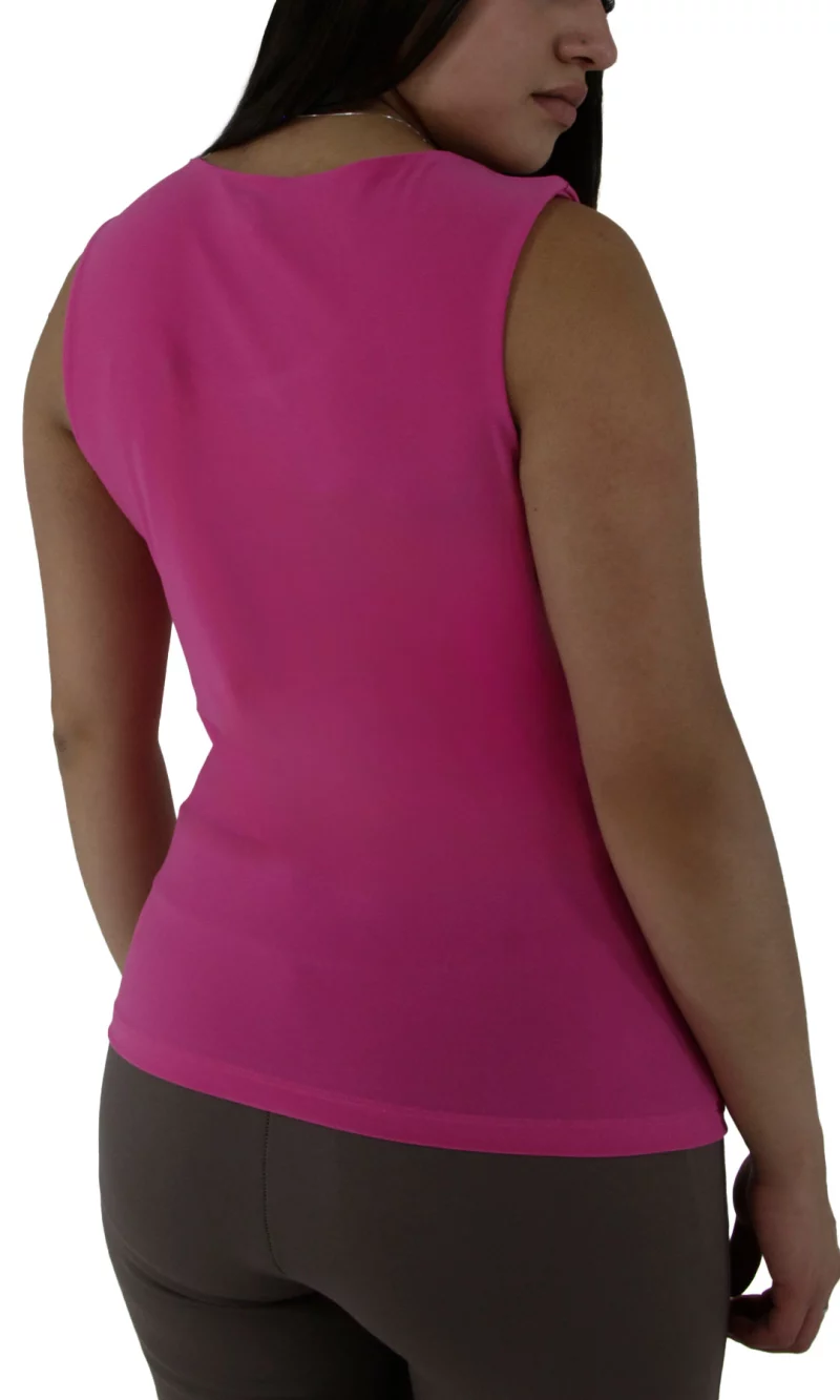 Camiseta mujer unicolor - Imagen 5