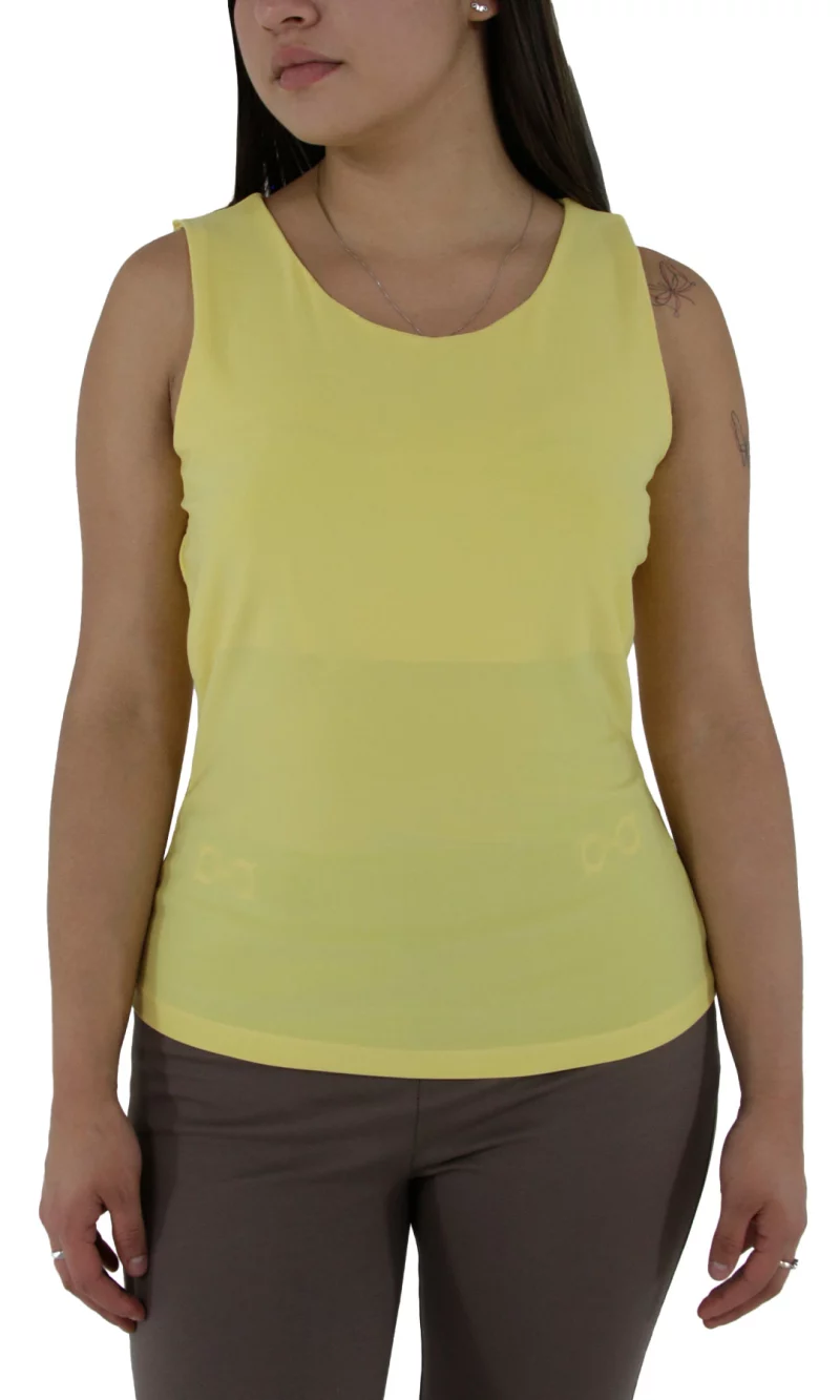 Camiseta mujer unicolor - Imagen 6