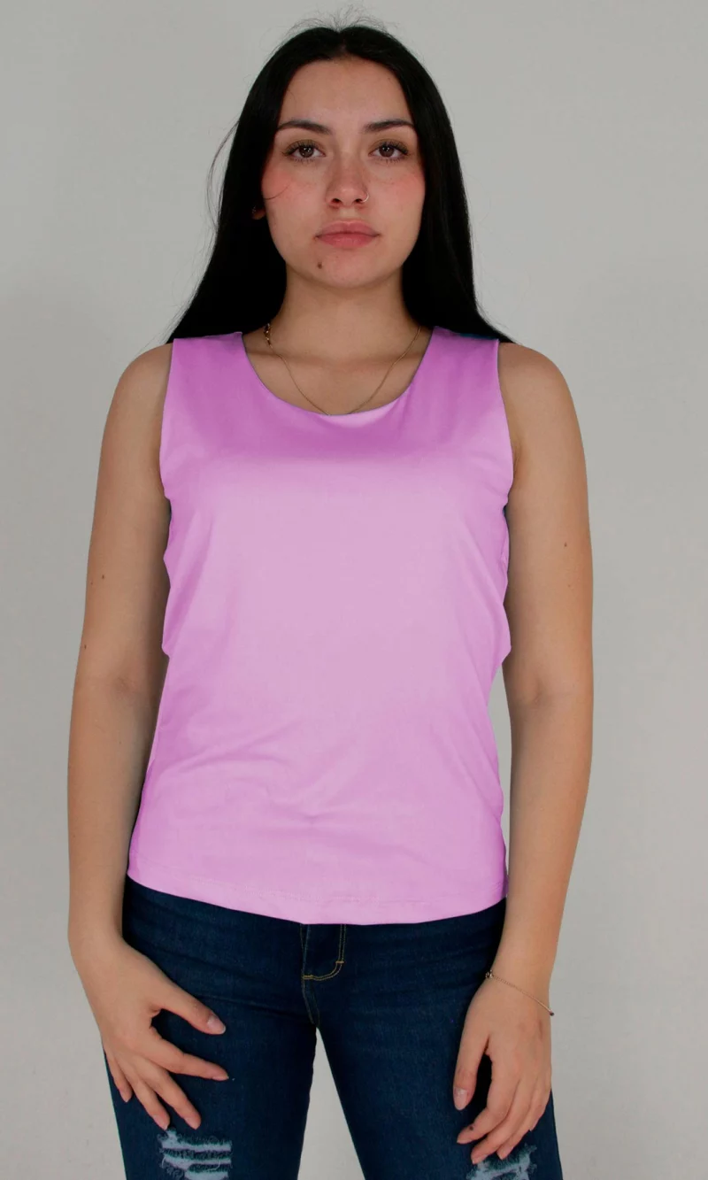 Camiseta mujer unicolor - Imagen 12