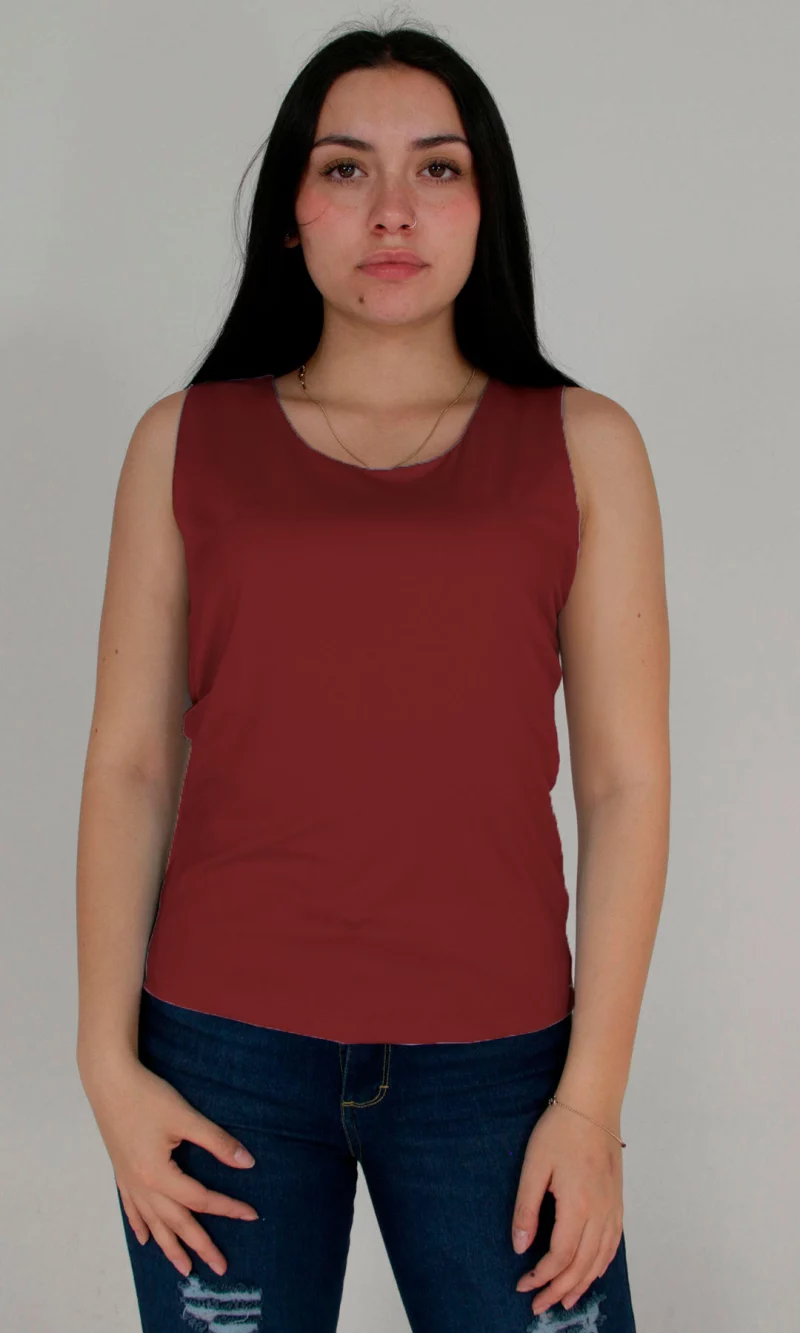Camiseta mujer unicolor