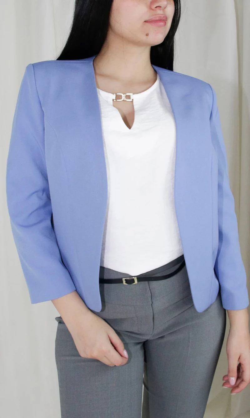 Chaqueta mujer unicolor - Imagen 9