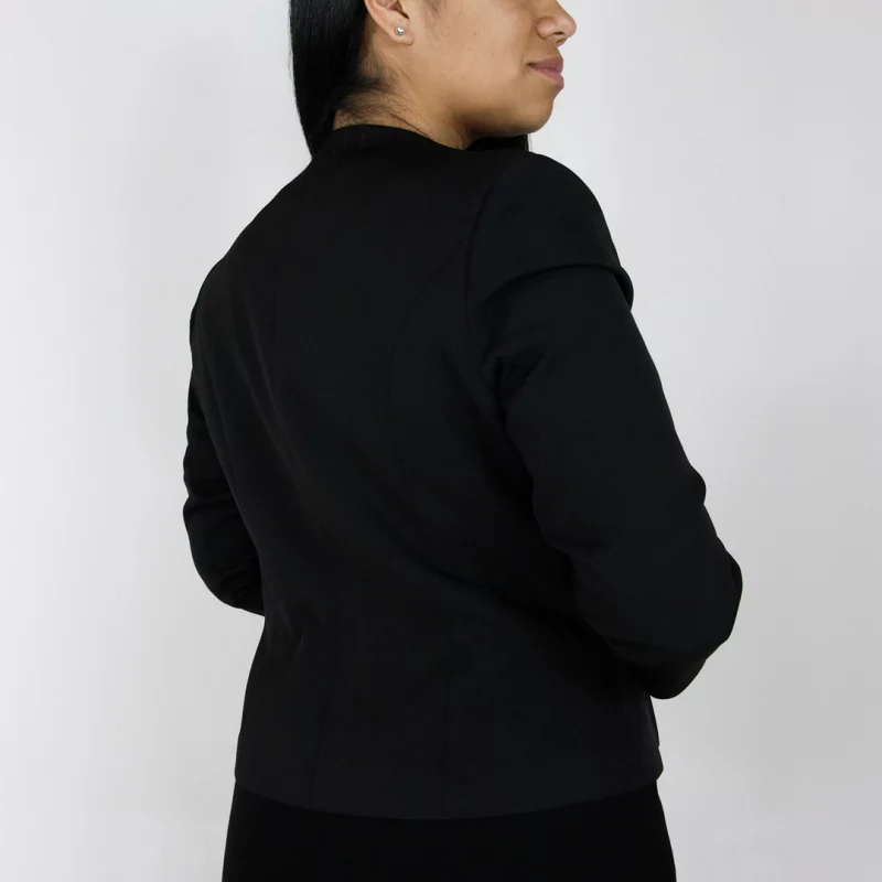 Chaqueta mujer unicolor - Imagen 4