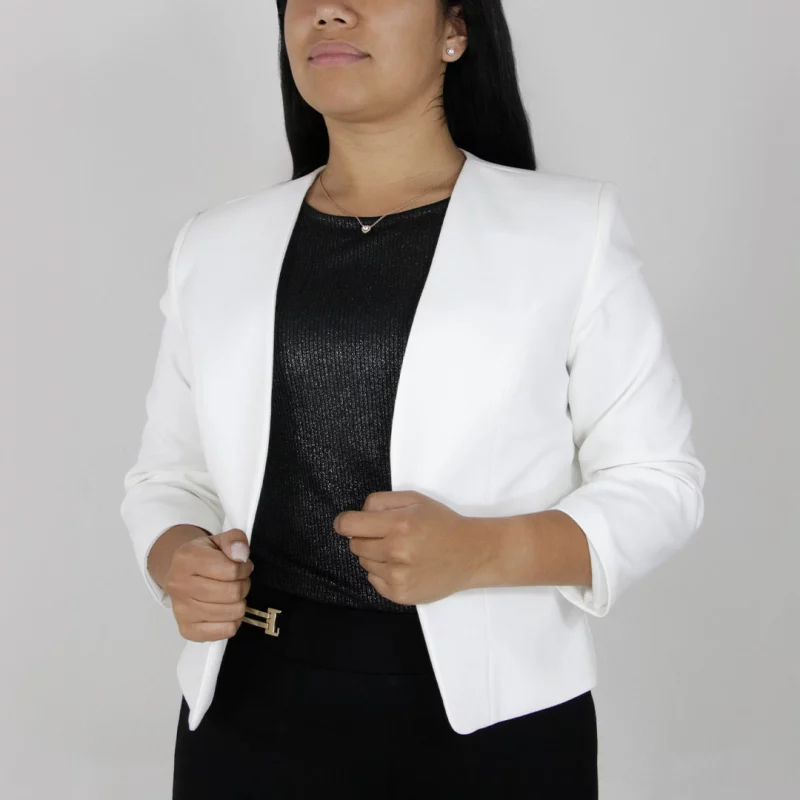 Chaqueta mujer unicolor - Imagen 5