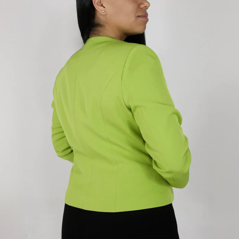 Chaqueta mujer unicolor - Imagen 7