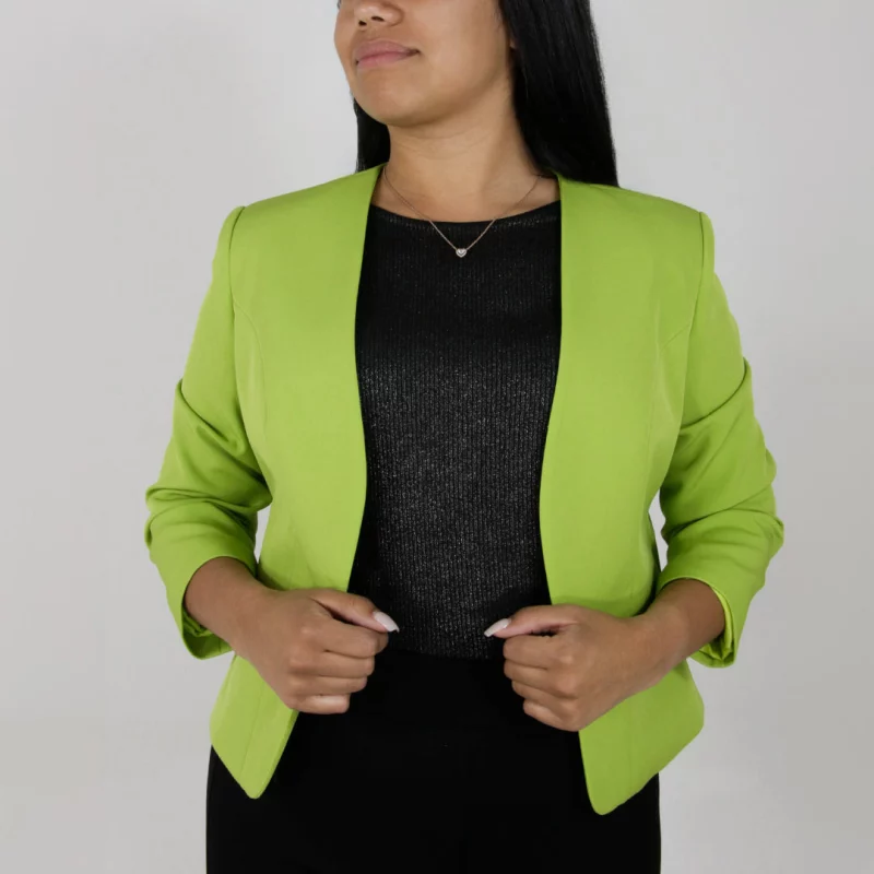 Chaqueta mujer unicolor - Imagen 8