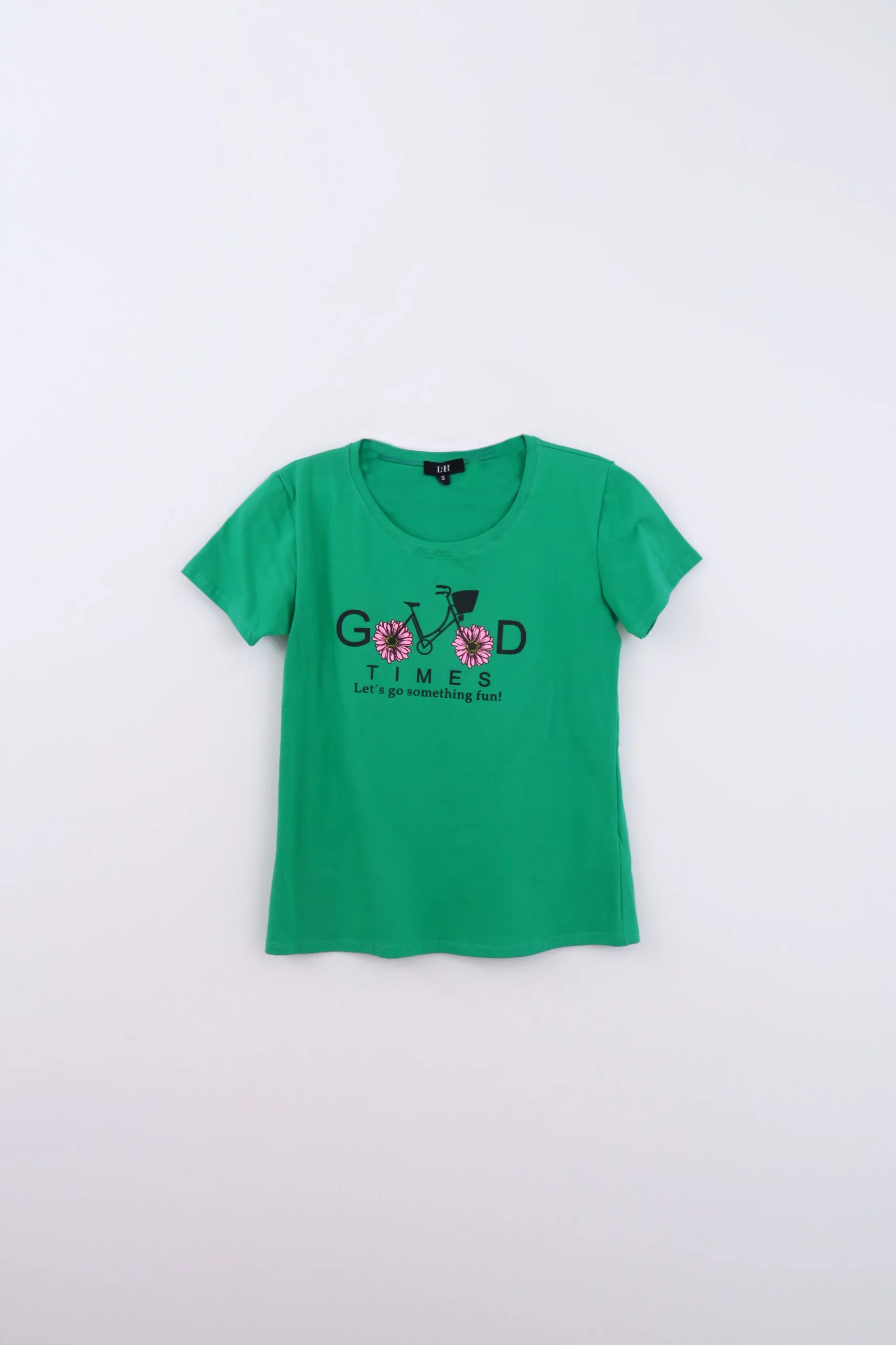 Camiseta mujer manga corta estampada