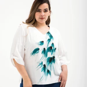 1F612154 Blusa para mujer tallas grandes pluz size - tienda de ropa-LYH-moda