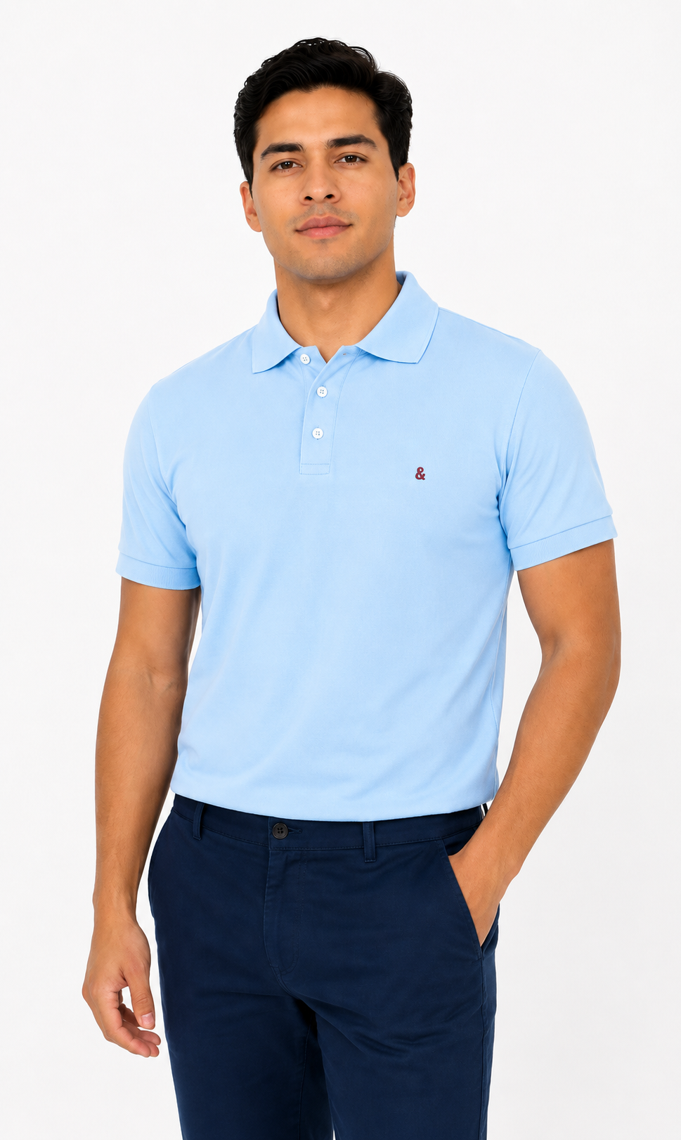 Camiseta hombre manga corta unicolor - Imagen 20