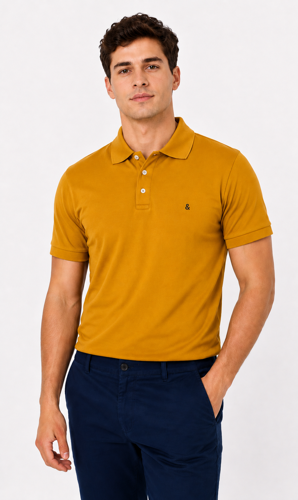 Camiseta hombre manga corta unicolor - Imagen 26