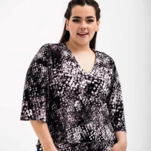 4R609028 Camiseta para mujer tallas grandes pluz size - tienda de ropa-LYH-moda