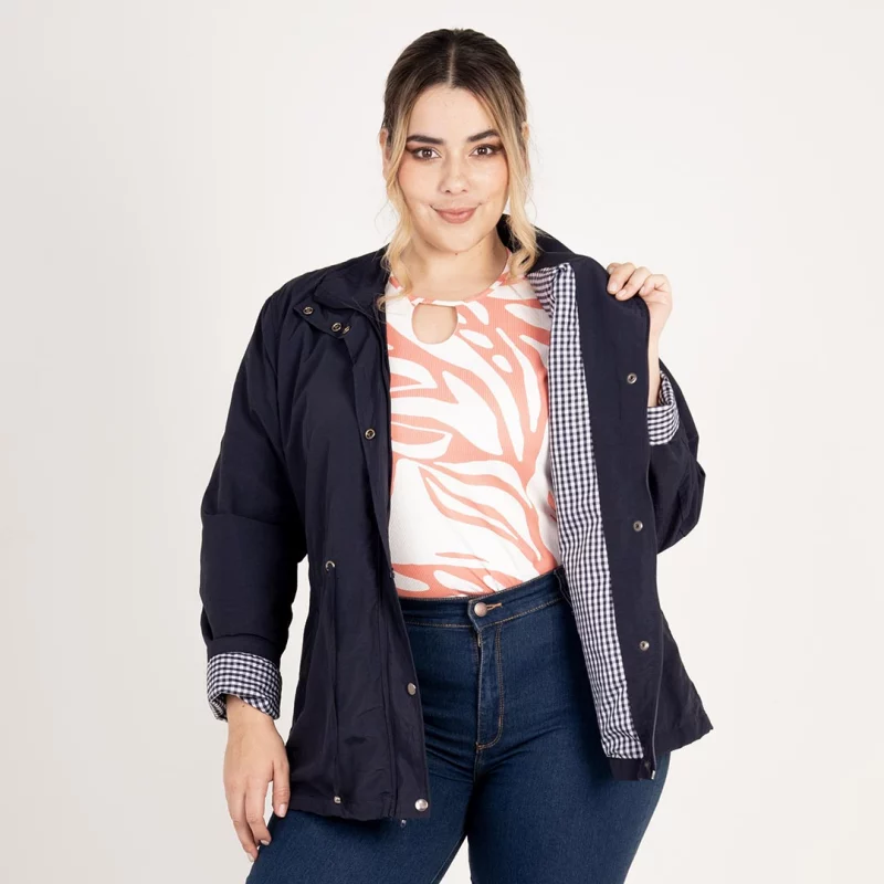 Chaqueta mujer unicolor - Imagen 5