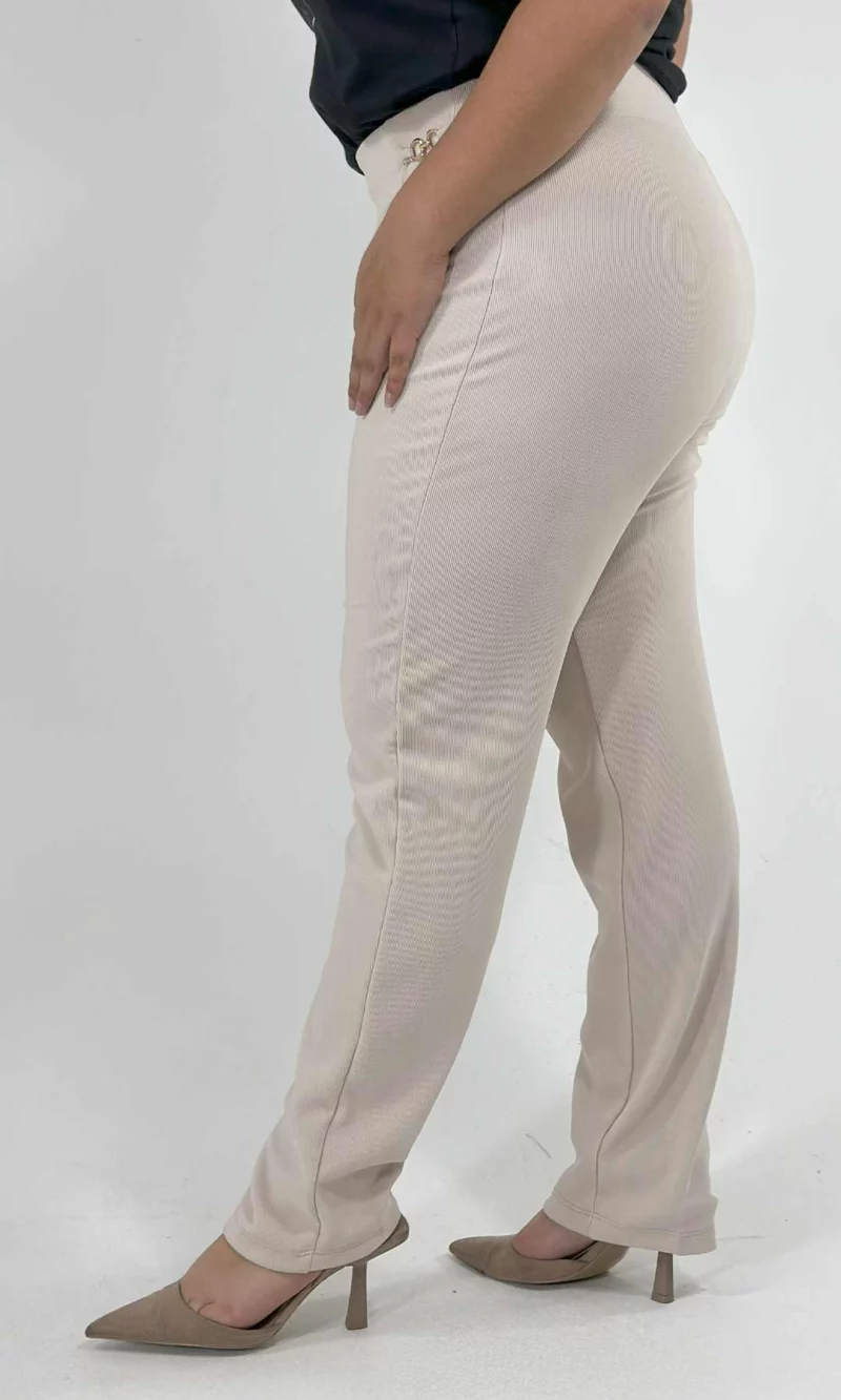 Pantalón mujer unicolor - Imagen 3