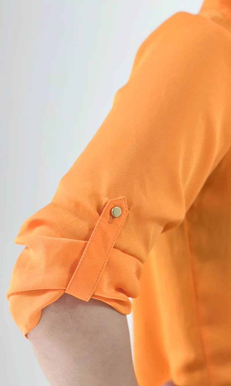 Blusa mujer manga 3/4 unicolor - Imagen 3