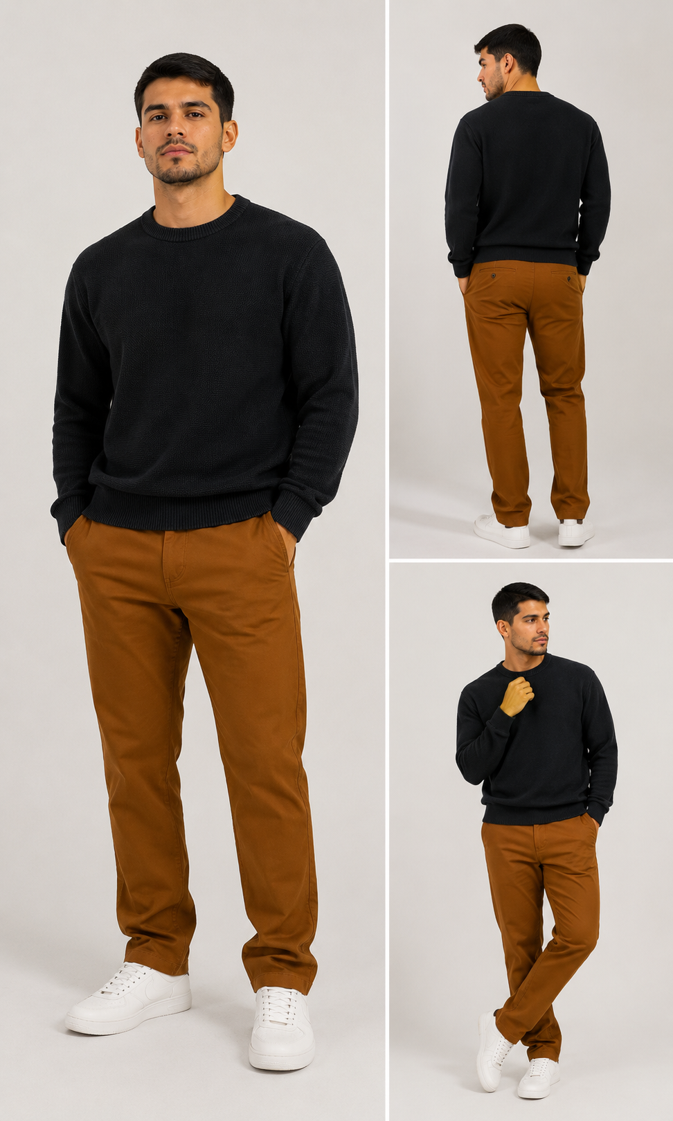 Pantalón hombre unicolor - Imagen 15