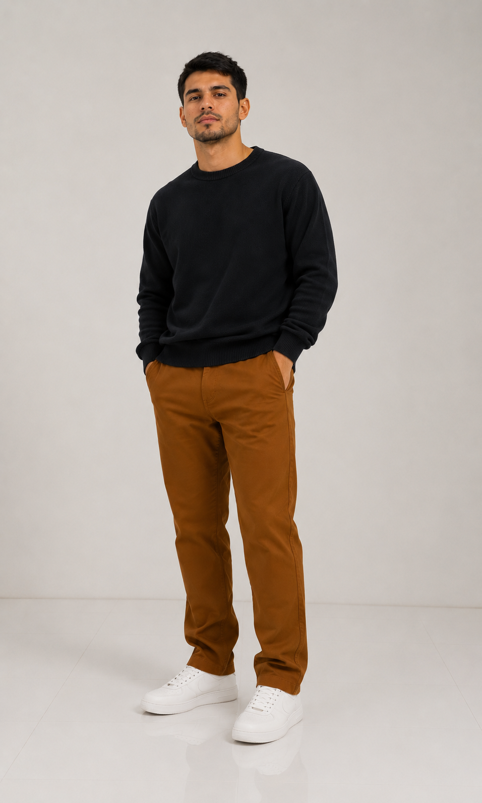 Pantalón hombre unicolor - Imagen 14