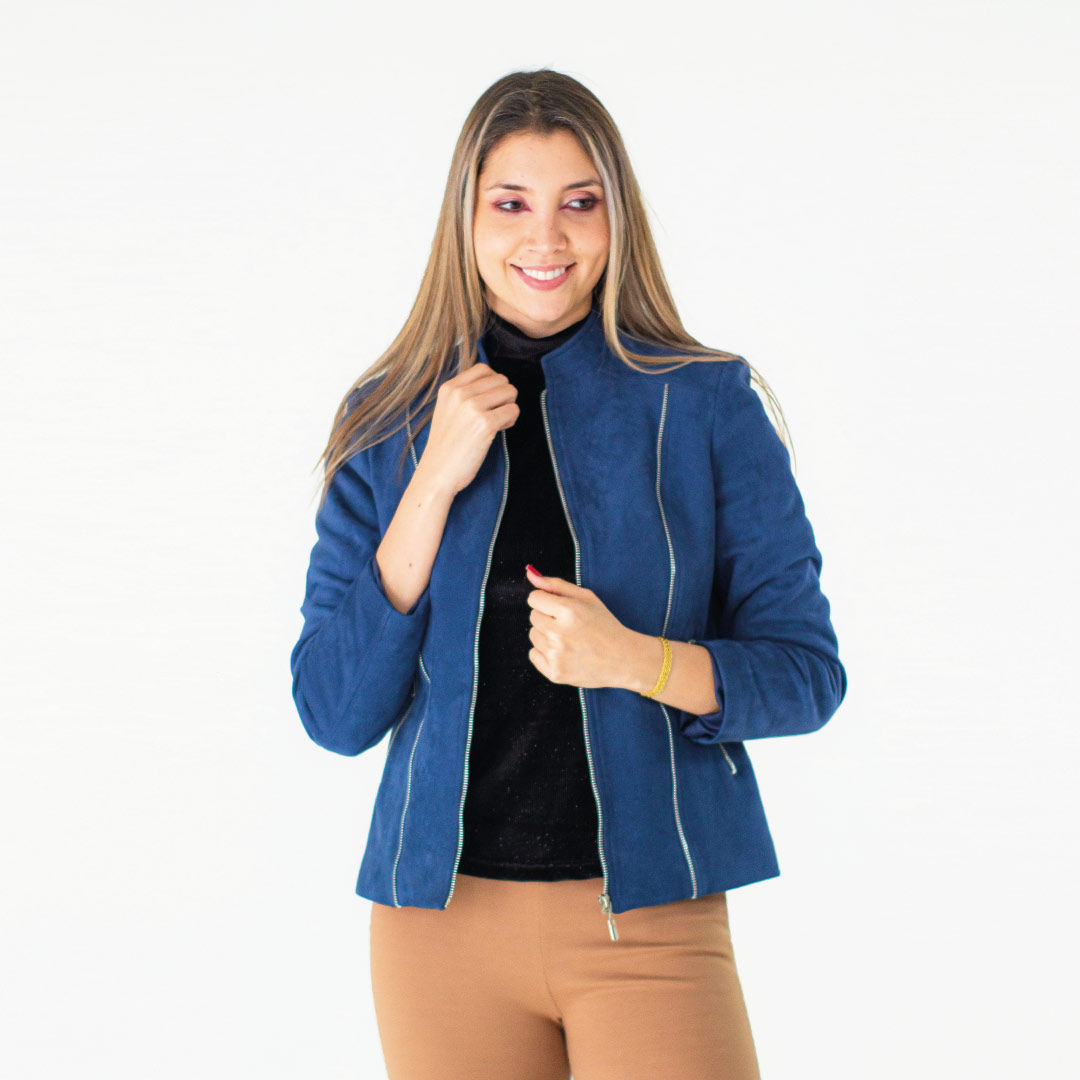 Chaqueta mujer unicolor - Tienda en linea LyH