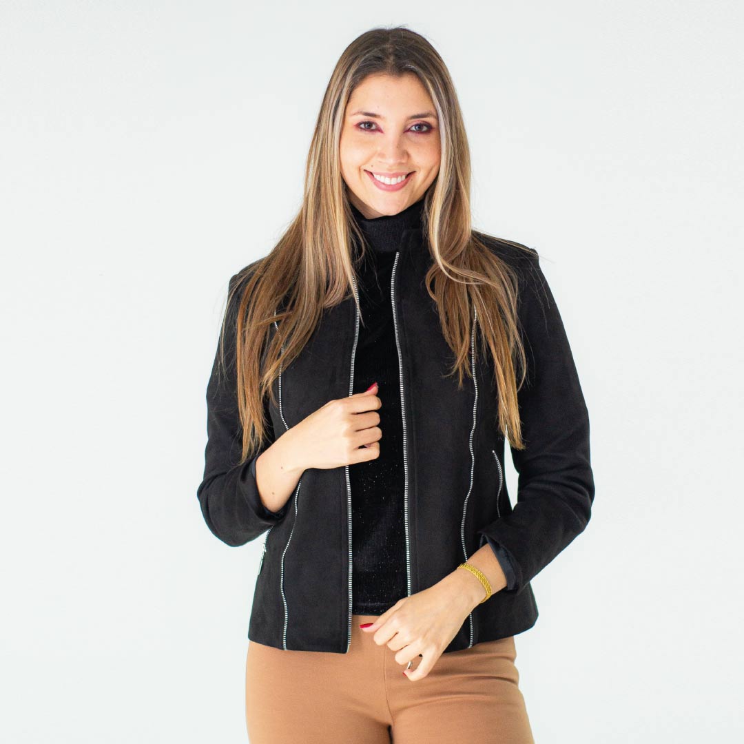 Chaqueta mujer unicolor - Tienda en linea LyH