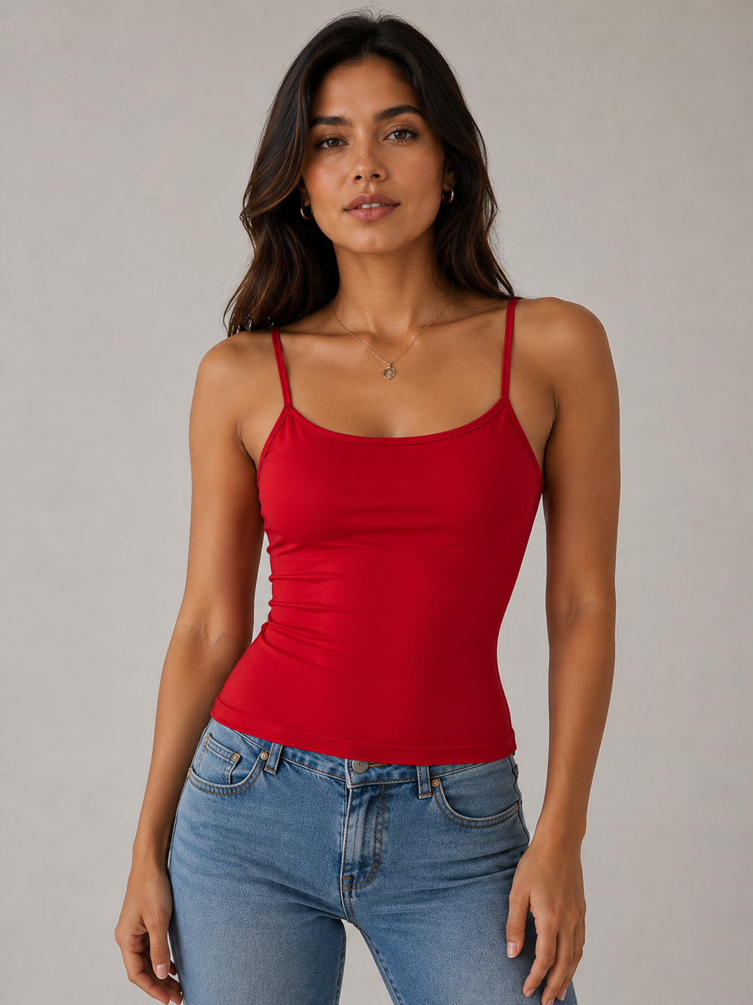 Camiseta mujer unicolor - Imagen 4
