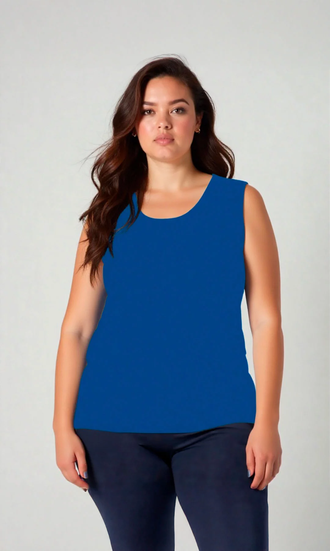 Camiseta mujer manga sisa unicolor - Imagen 3