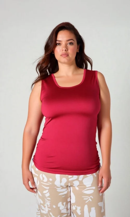 Camiseta mujer manga sisa unicolor